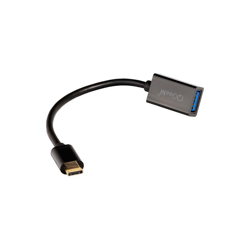 Cablenet 15Cm Usb-C - Usb-A Male - Female Adaptor Black 5056750340878