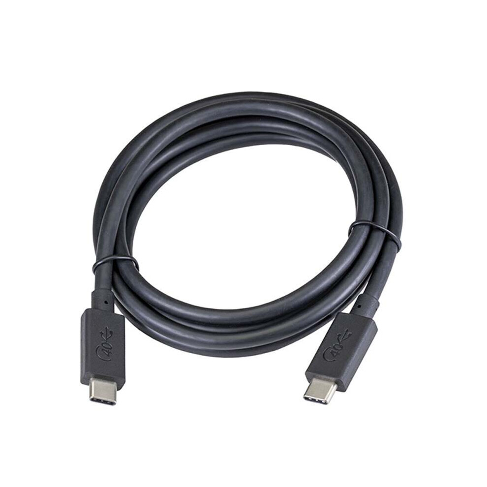 Cablenet 1M Usb C Male To Male Usb If Certified Usb4 Gen3 40Gbps 240W Pd Cable Black 5056750306232