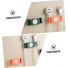 4pcs Wire Organizer Cable Winder Wall Cord Clips Cable Management Clips Baggie Organizer Adhesive Cord - ya