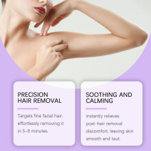 Gentle Hair Removal Kit Smooth Skin Hydrating Moisture Refreshing Comfort Convenient Full Body Use
