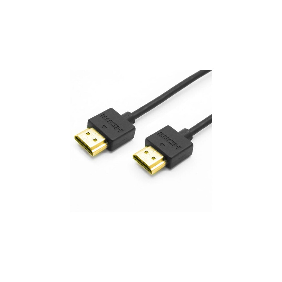 Cablenet 3m Slimline HDMI 1.4b Male-Male(4Kx2K@30Hz)Hi Speed+E 34AWG Blk PVC