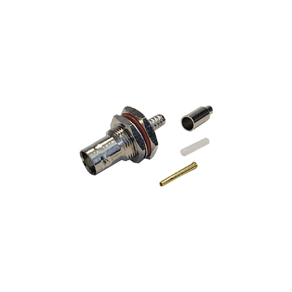 Cablenet Bnc 4 Part Crimp Jack Rg179 Insulated Turned (Pk 100) 5056750318761