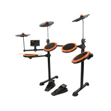 Rockjam Electronic Drum Kit, Digital Drum Set With Mesh Pads, Cymbals, Pedals, 12 Drum Voices, 20 Songs, Usb/Midi, Headphone & Aux Outputs With Sticks
