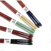 (color 2) Reusable Chinese Wooden Chopsticks Washable Durable Wedding Gift 5pair - Ya
