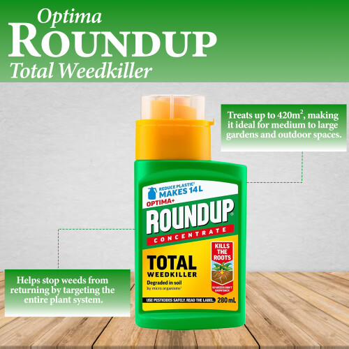 Roundup Roundup Optima Plus Total Weedkiller 280ml 2