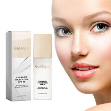 Hydrating Foundation Liquid - Natural Lightweight Coverage Skin Foundation, Long-Lasting Concealer Moisturizing Oil Control 30ml