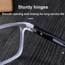 Progressive Multifocus Blue Light Blocking Reading Glasses Men Women, Ultralight TR Frame, 1.0D Black/Grey Readers