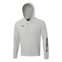 (16 UK, Grey Melange Melange) Mizuno Womens/Ladies Regular Hoodie