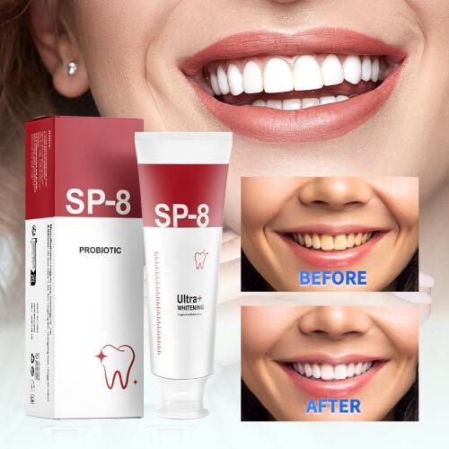 (SP-4) Probiotic Toothpaste Deep Clean Teeth Stain Remover Smoke Tar Fresh Breath Gum Protection 1