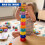 The Magic Toy Shop The Magic Toy Shop Toddler Stacking Cups 11 Piece Baby Nesting Toys Alphabet Learning Tower Blocks 3