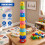 The Magic Toy Shop The Magic Toy Shop Toddler Stacking Cups 11 Piece Baby Nesting Toys Alphabet Learning Tower Blocks 4