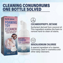 (2pcs) Adult Toy Foam Cleaner Dry Cleaning Decontamination, Mild and Non Irritating Foam Toy Cleaner