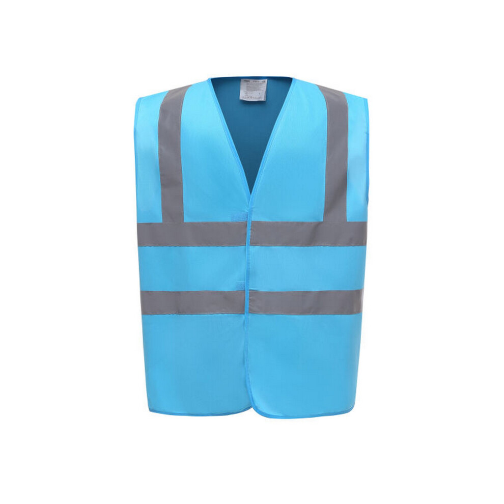 (Xl, Sapphire Blue) Yoko Mens High-Vis Waistcoat 5063425314874