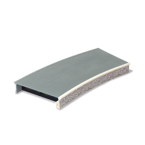 PECO ST-293 Platform Curved, Stone HO/OO Gauge