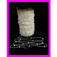 Vertical Blind Stabilising Bottom Chain White 30m