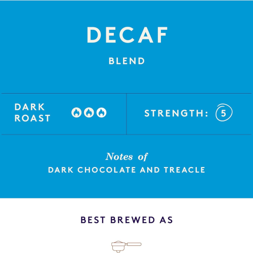 UNION Hand-Roasted Coffee Decaf Blend Cafetiere Grind - 200g 2