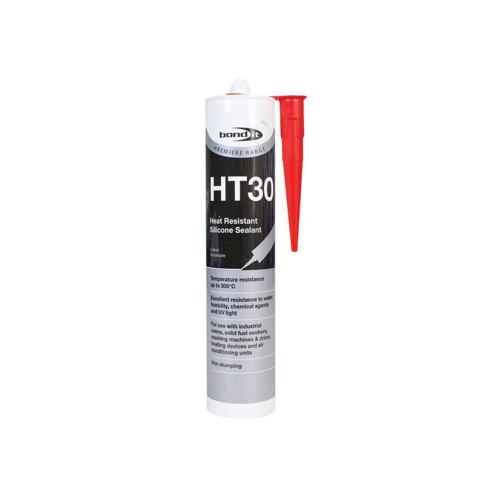Ht30 High Temperature Heat Resistant 300Â° Silicone Sealant Adhesive 310Ml 5061022233413