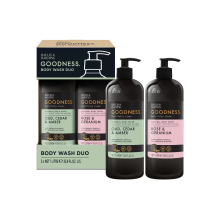 Baylis & Harding Body Wash Duo Oud Cedar Amber & Rose Geranium – 2 x 1L