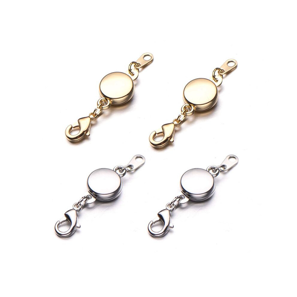 Magnetic Jewelry Clasps For Necklace Bracelet, Screw-In System Lobster Clasp, Bracelet Connection Buckle,4Pcs 4712661737466