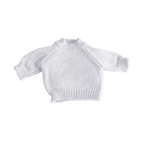 (L, White) Mumbles Teddy Bear Jumper