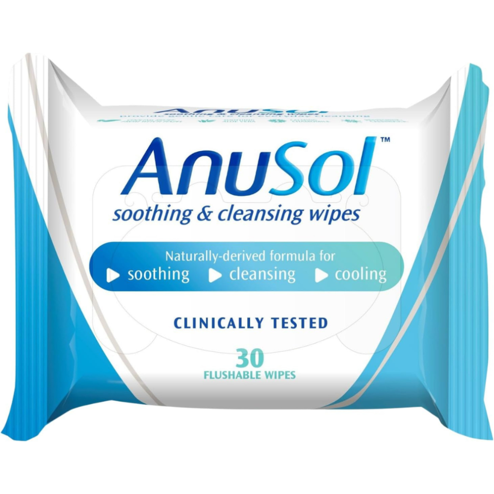 Anusol Soothing Cleansing Wipes With Witch Hazel & Aloe - 30 Wipes