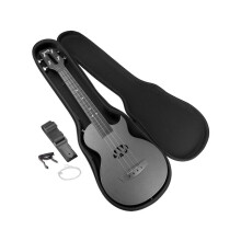 RockJam Carbon Fibre Ukulele with Case, Capo & Strap