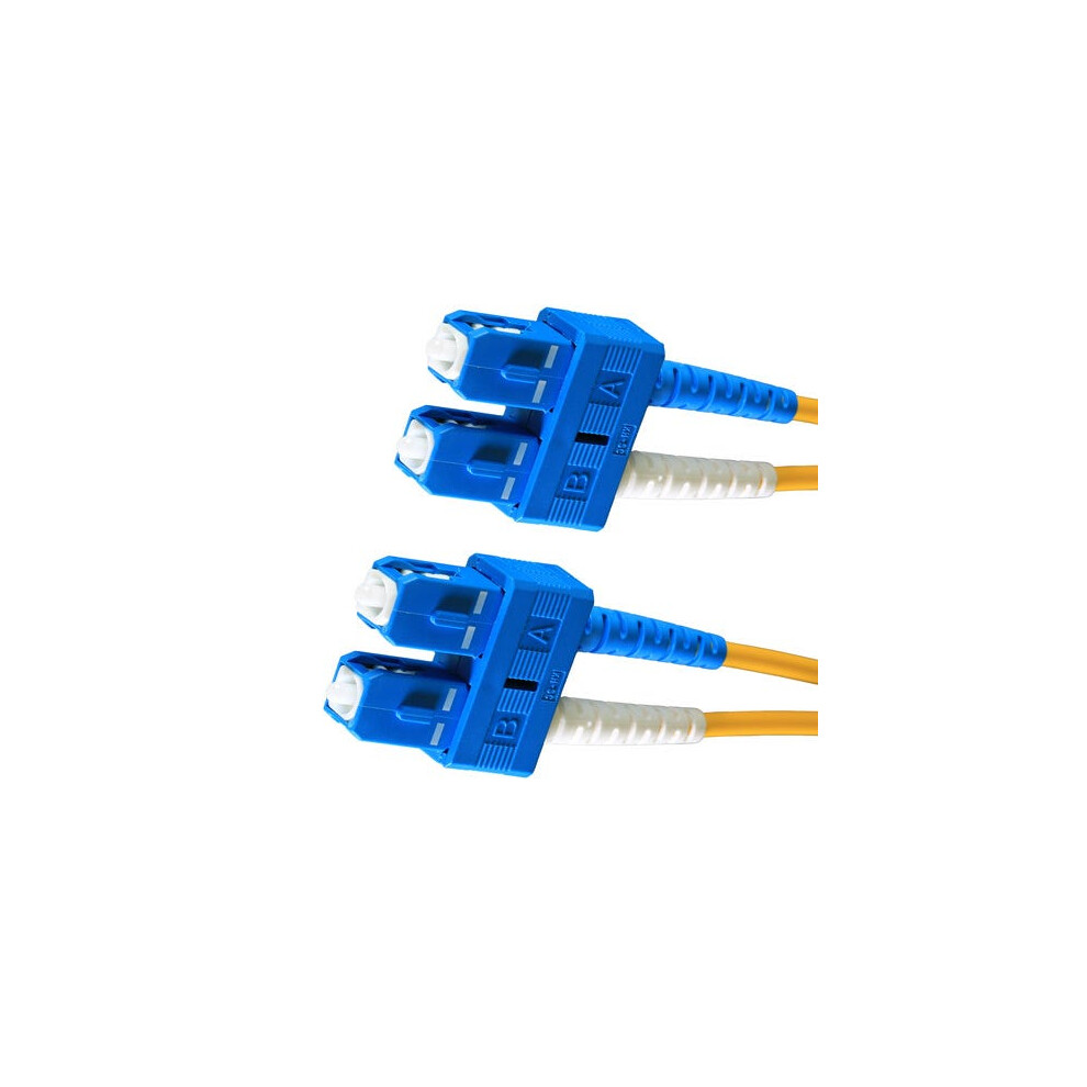 Cablenet 1M Os2 9/125 Sc Upc - Sc Upc Duplex Lsoh Fibre Patch Lead Yellow 5056750318037
