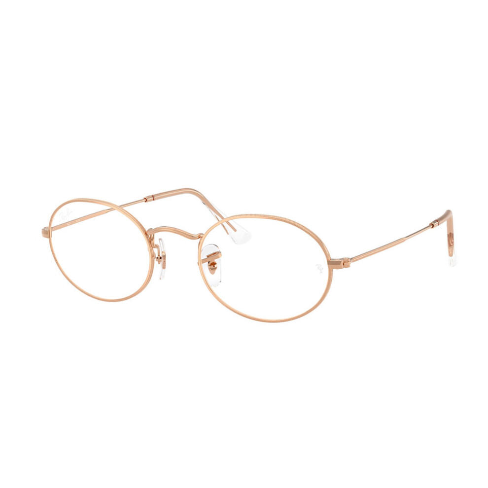 Ray - Ban Unisex Gold Rx3547v Oval 3094 Optical Frames Metal Transparent Round Normal - Image 3