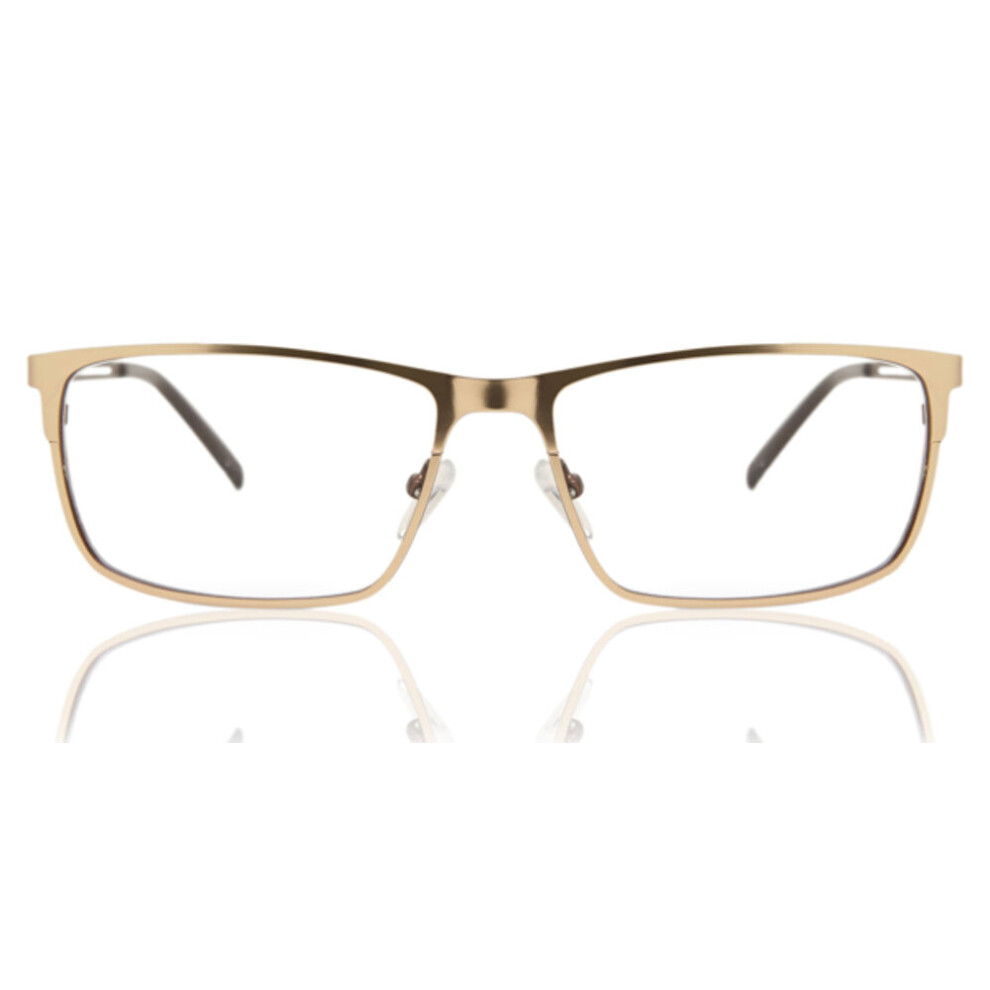 Smartbuy Collection Gold Full Rim Square Pam 975E Unisex Eyeglasses