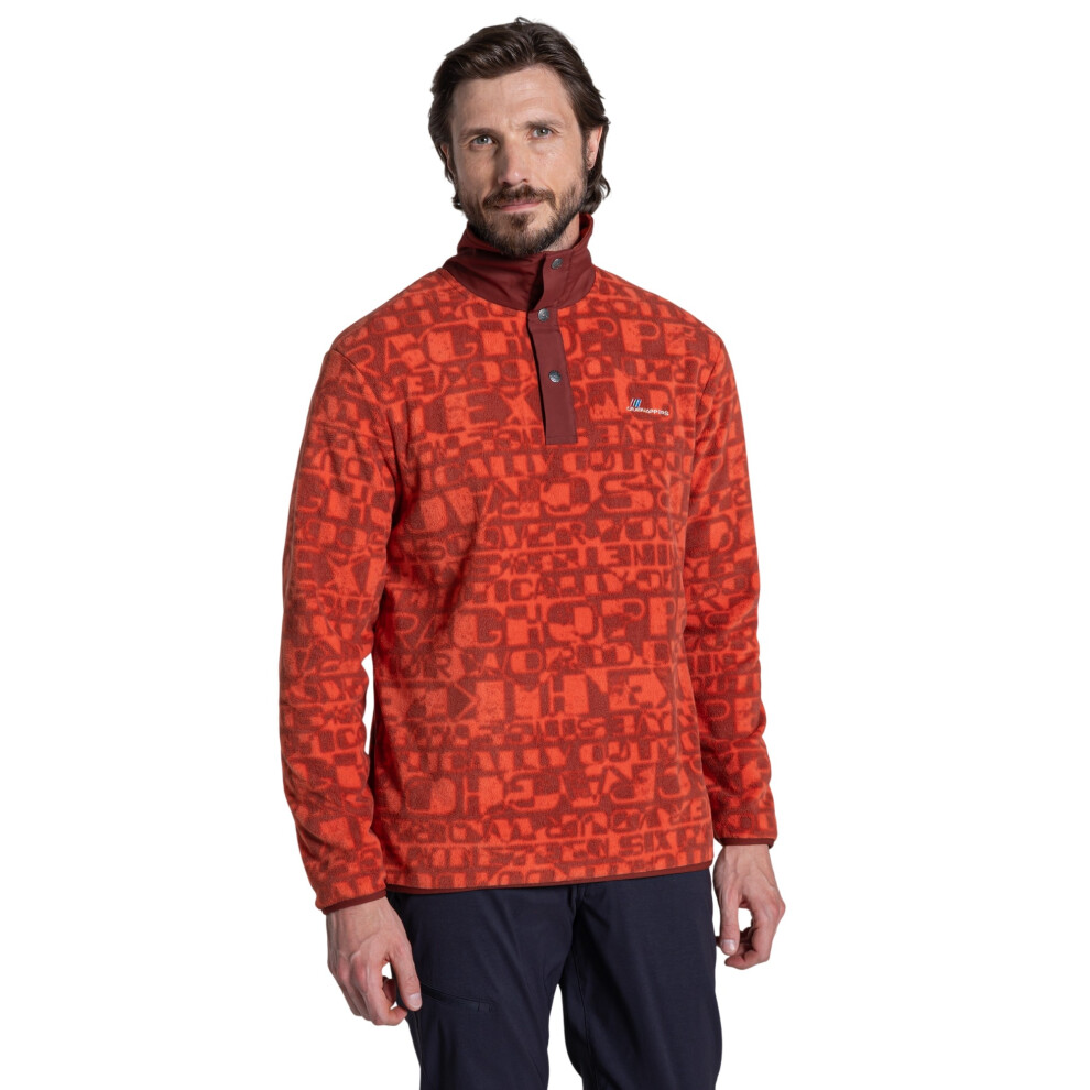 Craghoppers (Xxl, Feldspar) Mens Dewlish Ii Printed Overhead Fleece Top Multicoloured