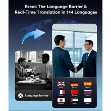 (Skin Color) Viora Real-Time Language Translation Headset, Ai Translation Headset