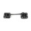 (15cm, Black) Securit Wire Cabin Hook 1