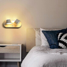 Led Wall Light Reading Lamp Inside 2 Bulbs Wall Lamp Up Down Wall Light Wall Light Decorative Readin