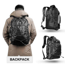 Bike Bag 3-in-1 Bike Pannier Bag 65L Bicycle Rack Trunks Rear Seat Carrier Pack Bicycle Bag Daypack