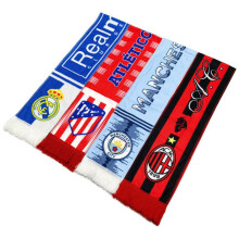 (Inter Milan) 5PCS Soccer Team Logo Warm Scarf Fan Fleece Scarf