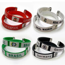 (13) World Cup Handband National Team Club Sports Bracelet Commemorative Fitness Wristband Fan Essential Collectible