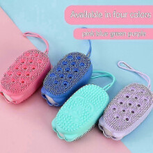 Durable Silicone Showers Skin Clean Massage Brush Bath Brush Creative