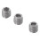 50pcs M3x3mm Stainless Steel Hex Socket Set Cap Point Grub Screws Silver 3