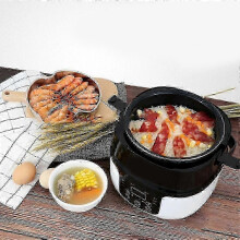 Mini Travel Rice Cooker Electric Lunch Box Removable Non-stick Pot Keep Warm