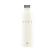 SMEG x 24Bottles, Urban Bottle 1L, 50's style aesthetic, Cream, WBF02CR