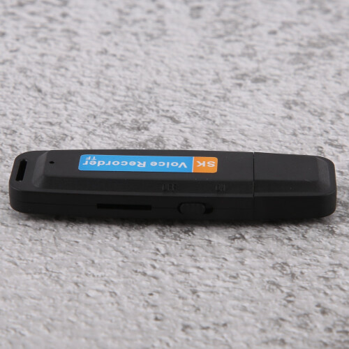 U-Disk Digital Audio Recorder USB 3.0 Flash Drives Maximum Support 32GB Memory Card Black 1