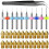3D Printer Nozzle Kit MK8 Extruder Nozzles Copper Print  with Cleaning Drill Bits for  CR-10 1