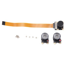 For Raspberry Pi 5/Zero/2W/W Camera Day and Night Vision Adjustable Focus Module, OV5647 5MP 1080P 130 Viewing Angle