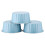100Pcs 5Oz 125Ml Disposable Cake Baking Cups Muffin Liners Cups with Lids Aluminum Foil Cupcake Baking Cups- 2