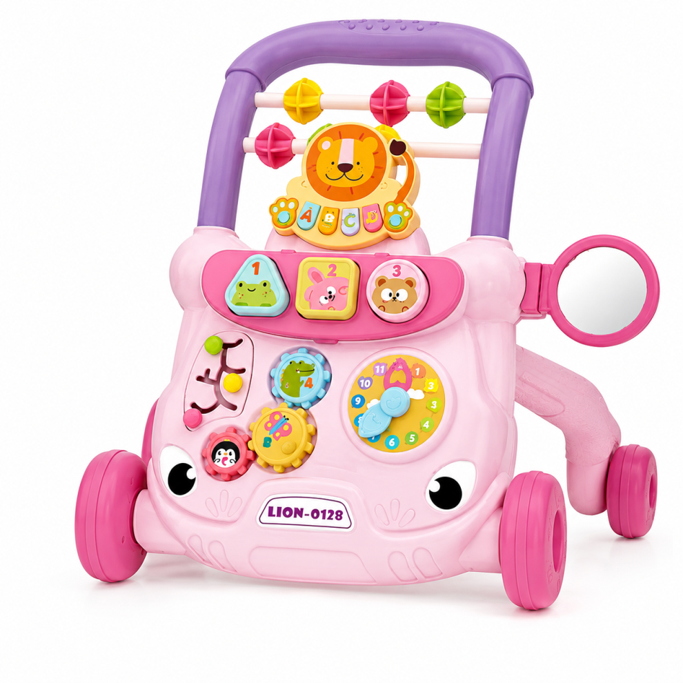 Midasgb Baby Activity Walker Push Along Learning Toy Pink