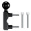Adapter Motorcycle Handlebar Brake Clutch Control Mount 25mm Ballhead Base 2