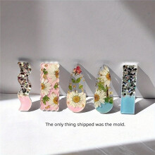 Silicone Hair Clip Molds for Epoxy Resin, UV Resin Jewelry Making Kit with Accessories