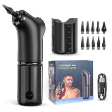Earwax Remover, Electric Ear Cleaner with 4 Pressure Settings, Ear Wash for Home Use with 10 Interchangeable Tips, Ear Watering Cleaner Tool, Ear Clea