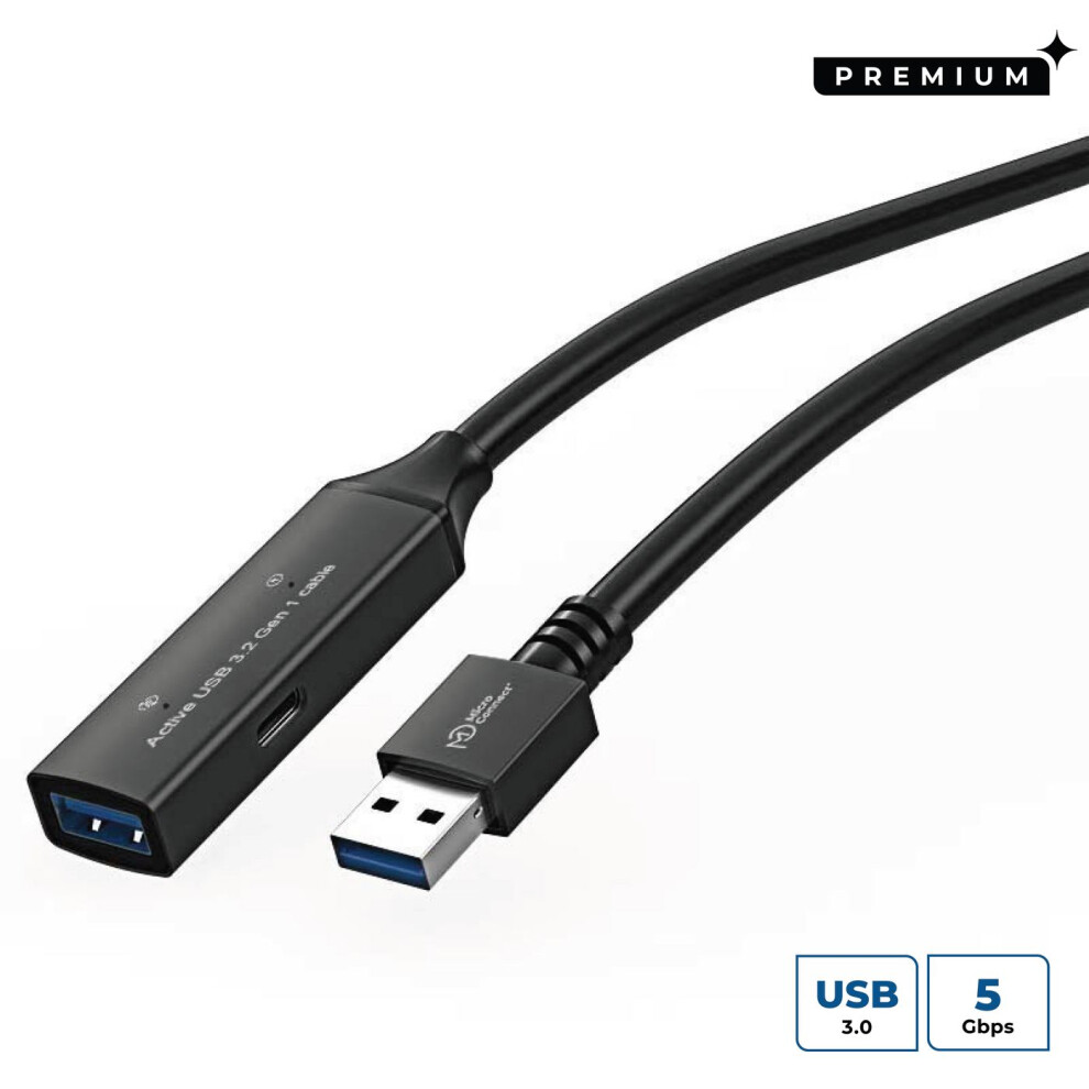 Microconnect Premium Active Usb 3.2 Gen 1 Extension Repeater Cable 20M 5715063708941