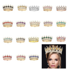 (Golden white) Adult Crown for Women Elegant Headpiece Costume Hairpieces Hairpieces Great for Wedding Birthday and Prom Outfits Yellow